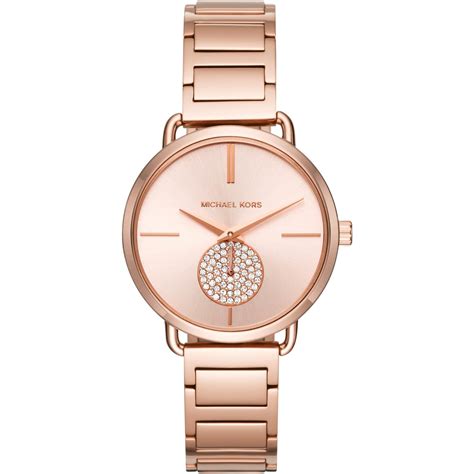 michael kors watches portia two hand sub eye watch|Mini Portia Pavé Rose.